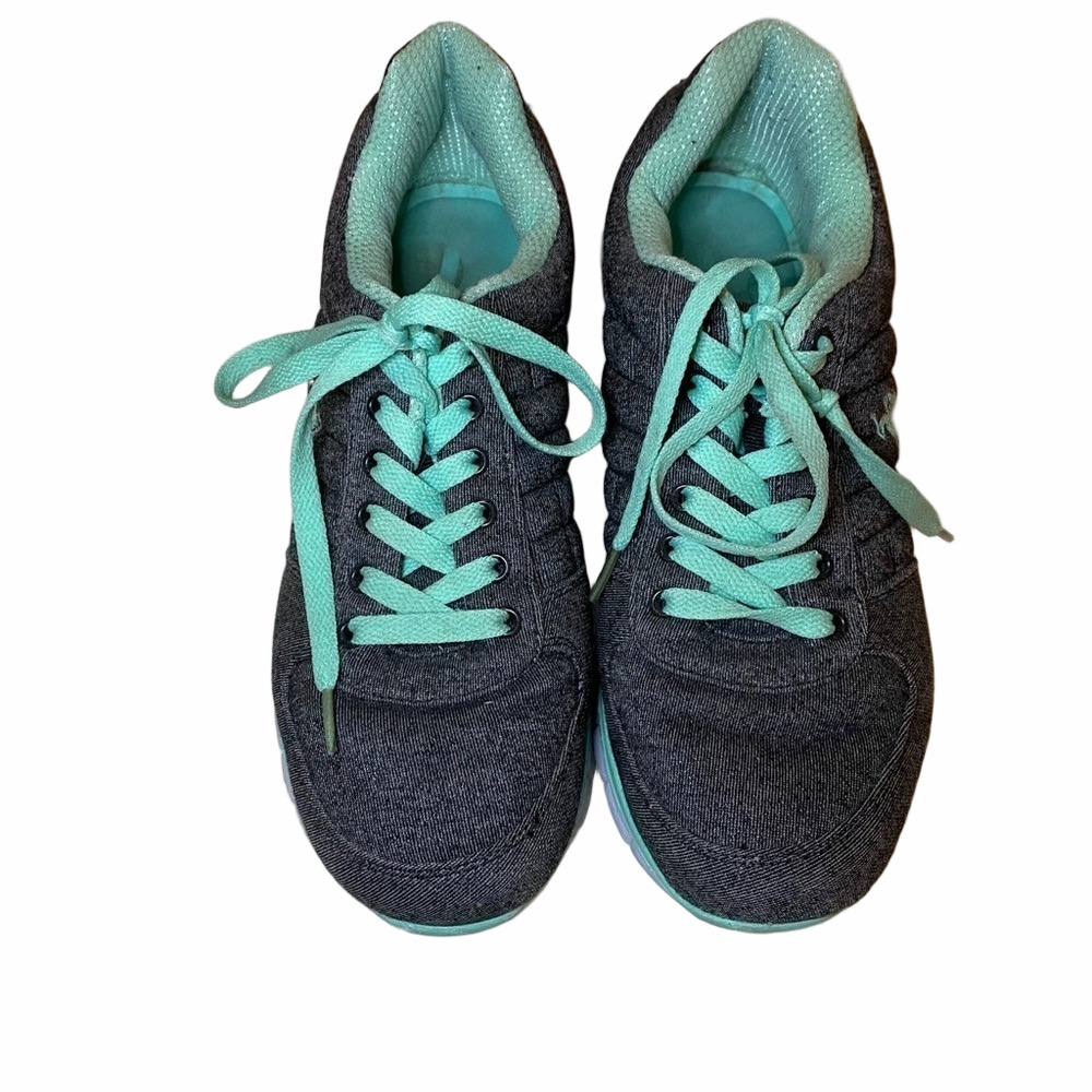 US Polo Teal & Gray Sneakers Size 10